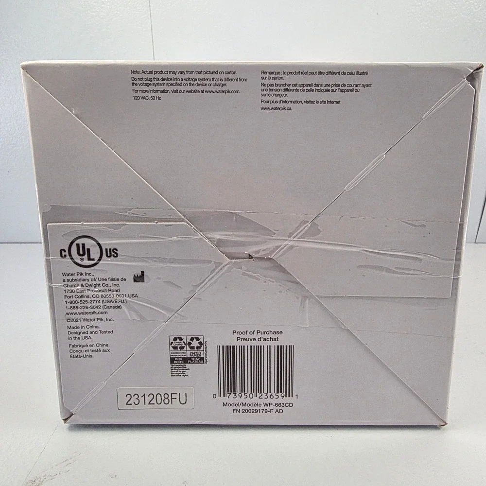 Waterpik Aquarius Water Flosser Black 7 Tips 10 Pressure Settings New Sealed